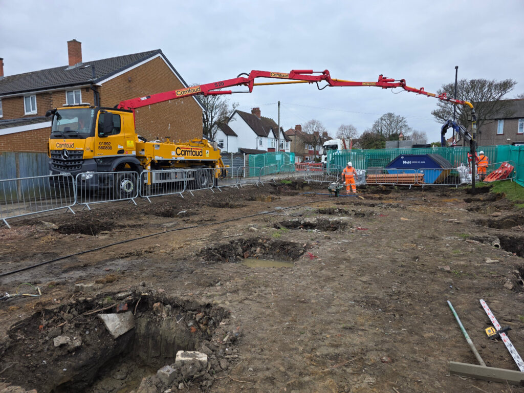 Pouring Bolt Box Bases at Army Cadet Force, Whitley Bay
