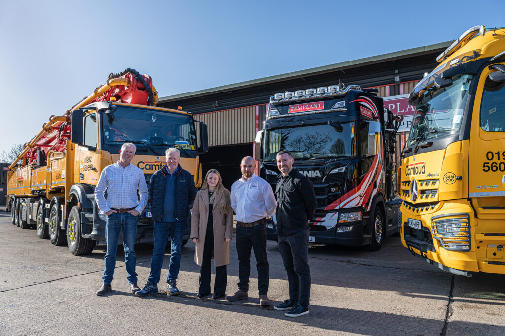 Templant Hire Ltd and Camfaud pumps and staff