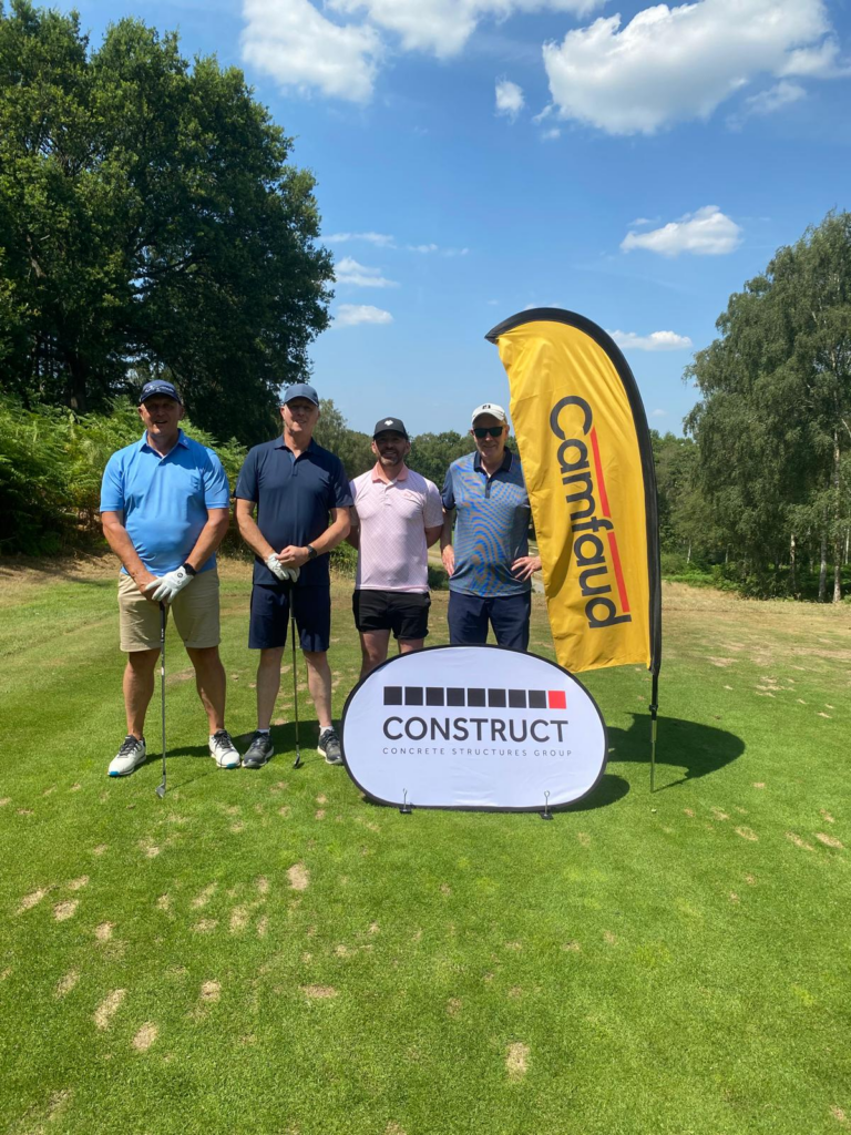 Camfaud team at the Construct Golf Day supporting the Lighthouse Charity
